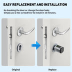 V1 Adjustable TT Lock/ Tuya Bluetooth Smart Fingerprint Digital Cylinder Lock with App/Password/Rfid Card/Key Unlock
