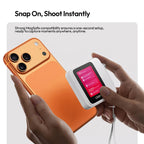 VM02 Selfie Monitor Screen Magnetic Mirroring for Iphone 17 16 PRO Smartphone Android Vlog with Remote Control Wireless