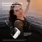 VM02 Selfie Monitor Screen Magnetic Mirroring for Iphone 17 16 PRO Smartphone Android Vlog with Remote Control Wireless