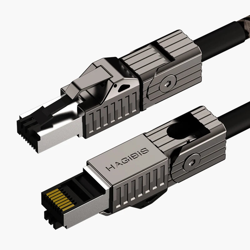 Cat8 Ethernet Cable Super Speed RJ45 Network Cable 40Gbps Patch Cord S/FTP Cat 8 Lan with Alloy Connector for Router PC