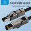 Cat8 Ethernet Cable Super Speed RJ45 Network Cable 40Gbps Patch Cord S/FTP Cat 8 Lan with Alloy Connector for Router PC