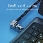 Cat8 Ethernet Cable Super Speed RJ45 Network Cable 40Gbps Patch Cord S/FTP Cat 8 Lan with Alloy Connector for Router PC