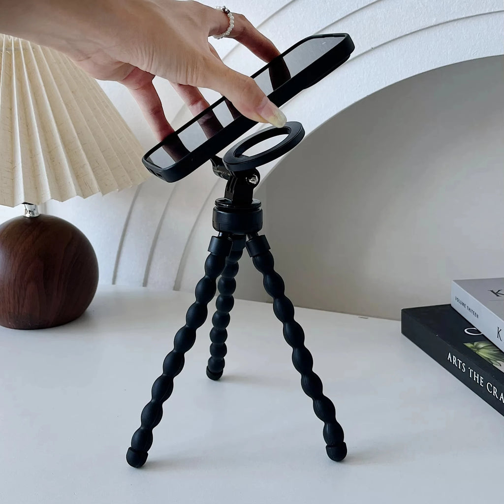 For Magsafe Magnetic Tripods For Mobile Phone Tripod Smartphone Monopod Universal Stand Octopus Mini Tripod For Phone Holder
