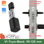 V1 Adjustable TT Lock/ Tuya Bluetooth Smart Fingerprint Digital Cylinder Lock with App/Password/Rfid Card/Key Unlock
