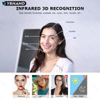 V8 Tuya Wifi 3D Face Smart Door Lock Security Camera Intelligent Fingerprint Password Biometric Electronic Key Unlock