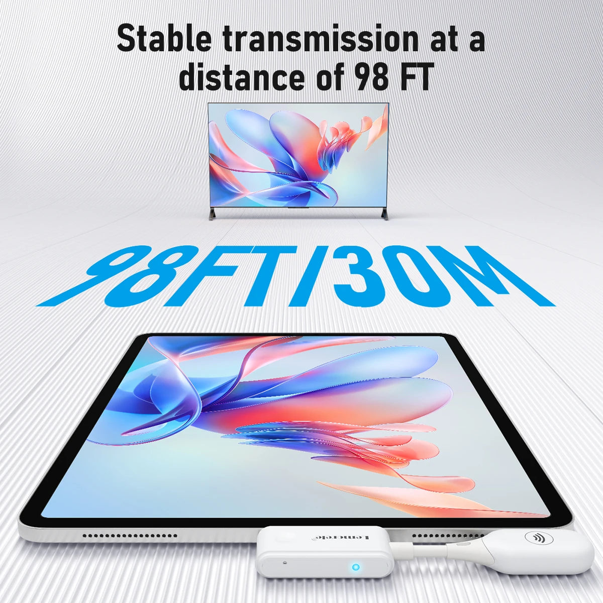 Wireless Type C to HDMI Transmitter Receiver Wireless Extender Kit 30M Audio Transmit for TV Camera Projector Phone