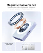 M.2 Nvme Magnetic SSD Enclosure 2230 2242 Enclosure TF Card Reader External SSD Case with PD 100W 10Gbps for Iphone 16 17
