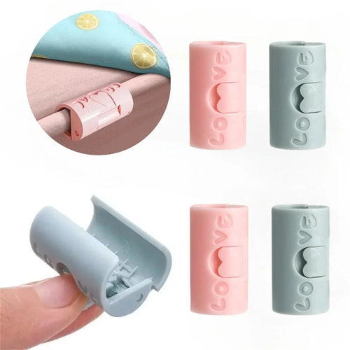 3/18PCS Invisible Needle-free Bed Sheet Holder Quilt Cover Non-slip Mattress Sheet Buckle Bed Pegs Clamp Fastener Gripper