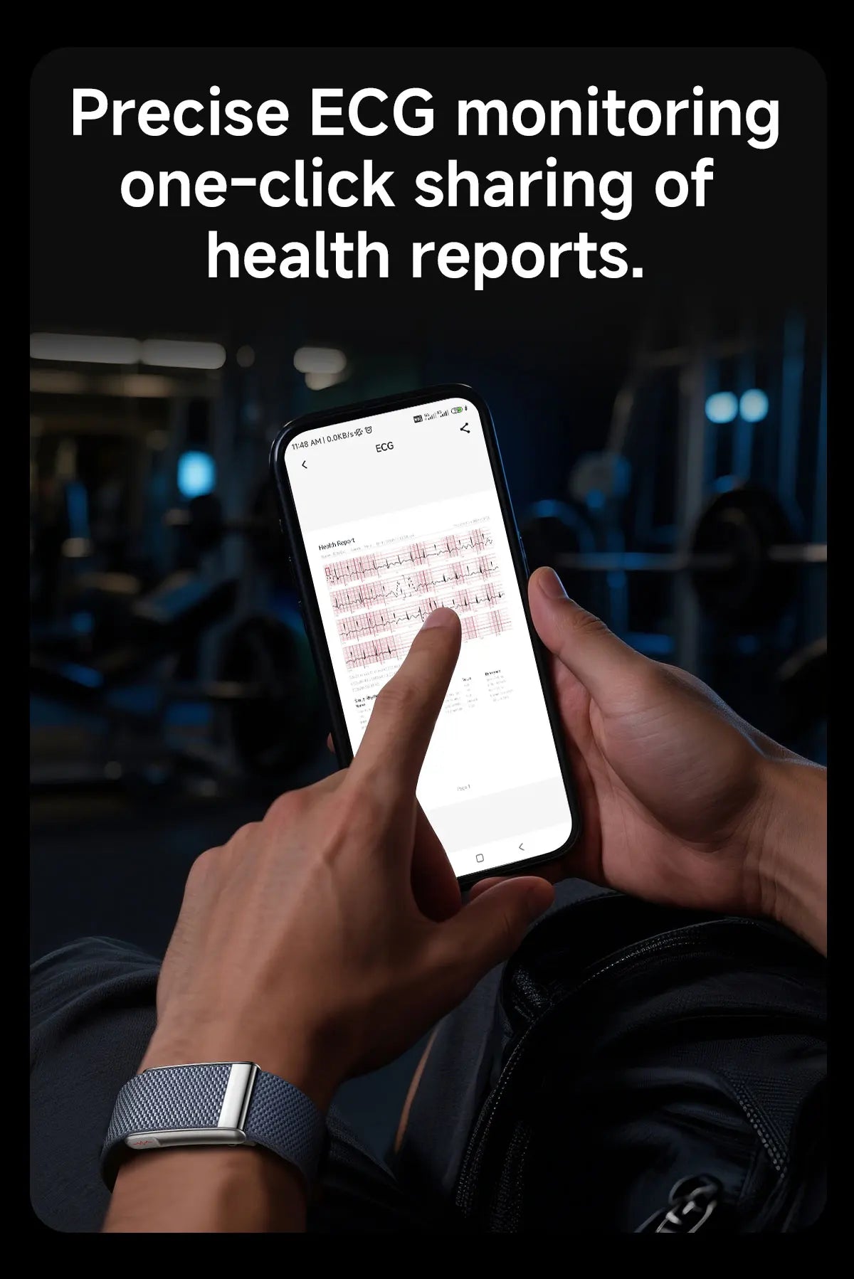 Loop Life Fitness Tracker Uric Acid Blood Lipids Smart Bracelet Men ECG Blood Pressure Call Reminder Health Smart Band 2026