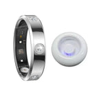 Fashion Smart Ring Men Women, Heart Rate Blood Oxygen, Sleep Monitor, 5ATM Waterproof,Multi-Sport Mode Smartring for Android Ios
