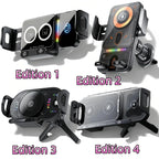 15W Universal Car Phone Wireless Charger Holder 360° Rotation Mount for Samsung Galaxy Fold 6 5 4 3 Z Flip S25 S24 Iphone 16 15