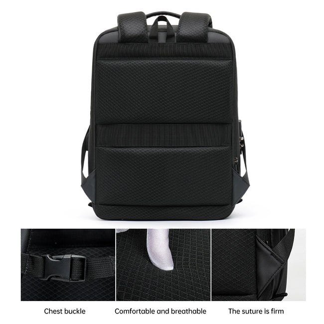 Backpack Men'S Expandable Computerbag Large Capacity Business Travel Business Trip Luggage Bag E-Sports Game Hard Shell Backpack Main Image