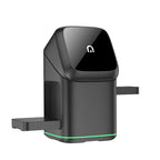 2025 Newest Universal Magnetic Charging Stand 30W Cube Rotational 3 in 1 Touch Auto Rotation Wireless Charger with Light