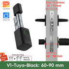 V1 Adjustable TT Lock/ Tuya Bluetooth Smart Fingerprint Digital Cylinder Lock with App/Password/Rfid Card/Key Unlock