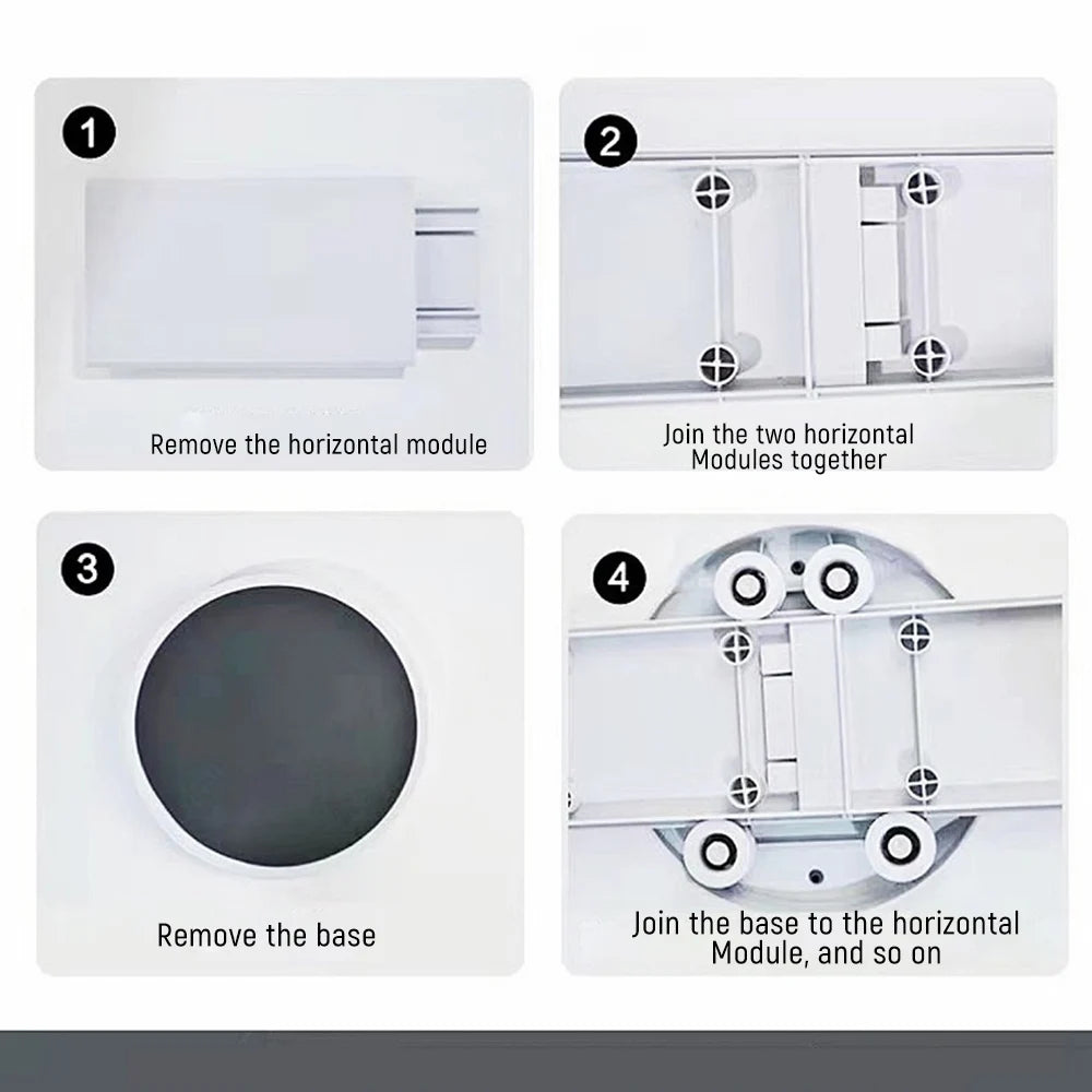 Table Turntable Kitchen Dining Turntable Tray 360 ° Rotation Versatile Heat Resistant Portable Rotating Food Organizer Tray