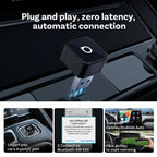 OTTOCAST Mini Air 3 In1 Wireless CarPlay Android Auto Adapter AirPlay Screen Mirroring Plug and Play Dongle for Audi VW Kia