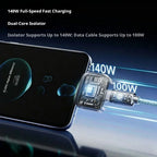 Intelligence Full Charge Separator Protect Battery Health Overcharge Protection Auto Power-Off Suitable for Type-C Devices