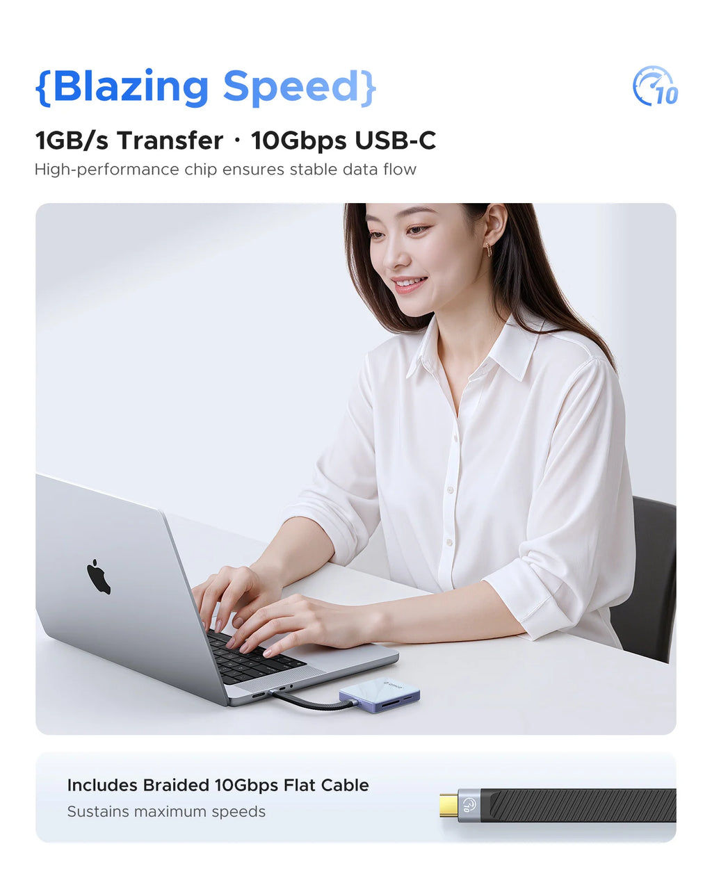 M.2 Nvme Magnetic SSD Enclosure 2230 2242 Enclosure TF Card Reader External SSD Case with PD 100W 10Gbps for Iphone 16 17