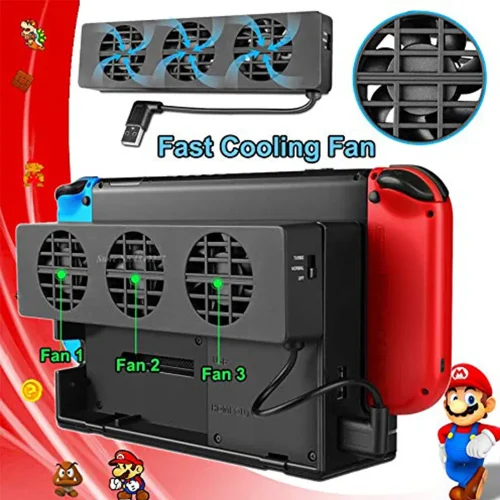 Cooling Fan Cooler For Nintendo Switch Game Console