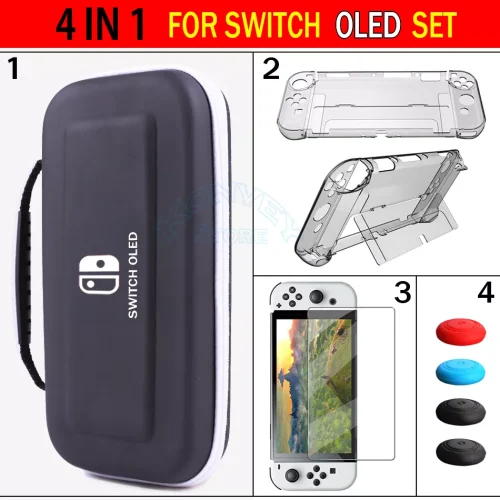 Nintend Switch OLED Hard Case Cover Travel Storage Bag