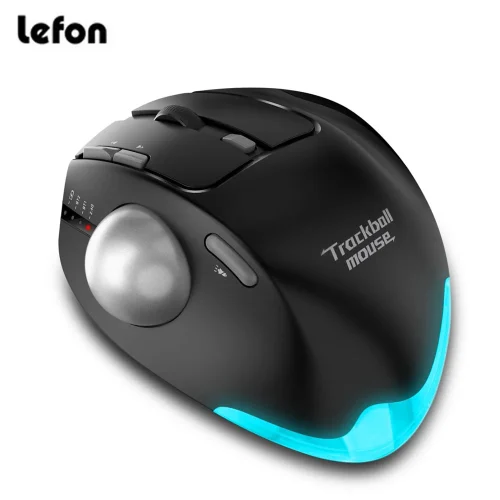 Bluetooth Mouse Wireless Ergonomic Mouse Rechargeable RGB
