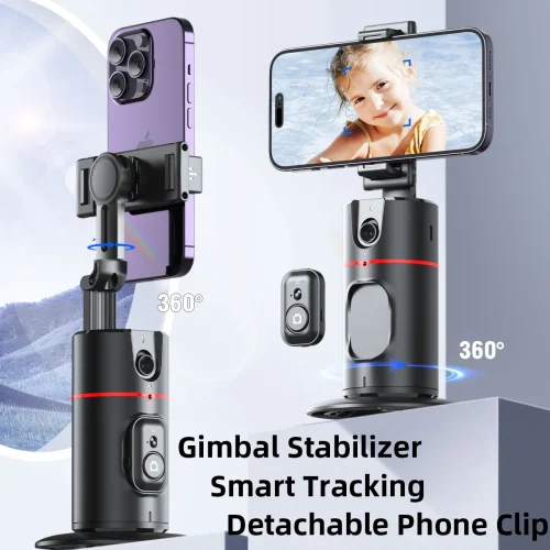 Phone Stabilizer Smart Facial Tracking Detachable Phone