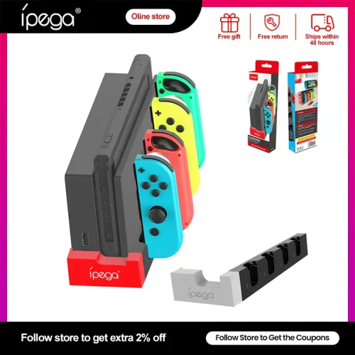 Joy Con Charger Dock Stand Station Holder for Nintendo Switch