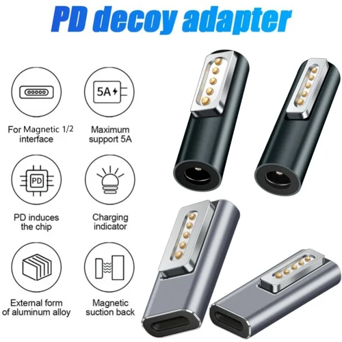 Charging Power Adapter Connector Type C Female PD Adapter