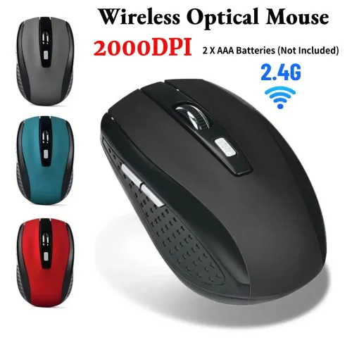 Mouse RatonWireless Gaming Adjustable DPI Gaming 6 Buttons