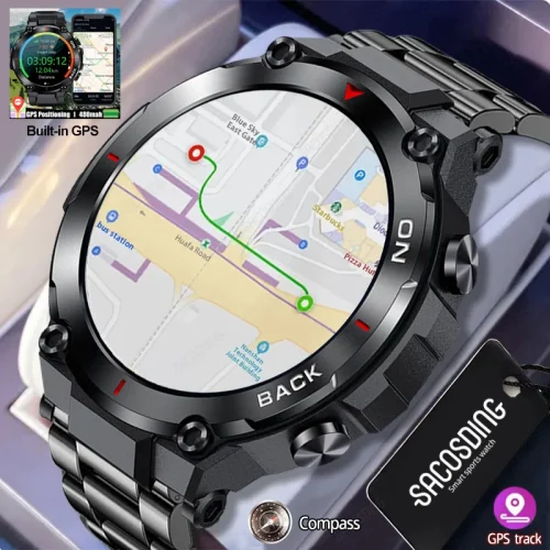 GPS Track Smart Watch Men 2023 New Outdoor Sport Watch