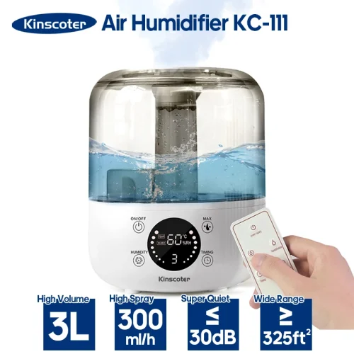 KINSCOTER 3L Air Humidifier Professional Large Capacity