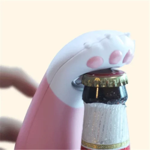 1 PCS The New Cute Cat Paw Bottle Beer Opener Creative