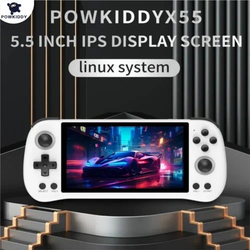 POWKIDDY X55 RK3566 Handheld Game Console Open Source
