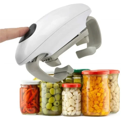 Electric Can Opener Smooth Edge Practical Automatic Jar Bottle