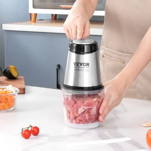 VEVOR Electric Meat Grinder with 4 Wing Stainless Steel Blades