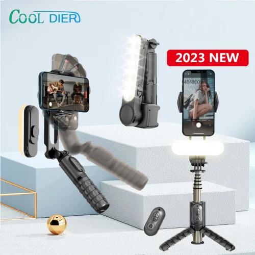 COOL DIER 2024 NEW Wireless Foldable Gimbal Stabilizer Selfie