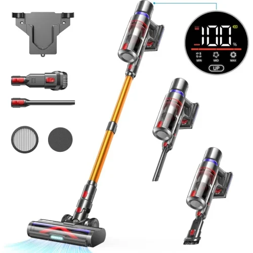 Cordless Vacuum Cleaner Stick Vacuum with Touch Screen