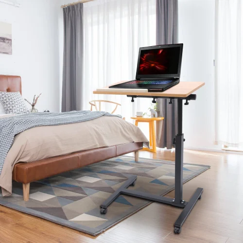 High Quality Adjustable Height Laptop Desk Angle Rolling