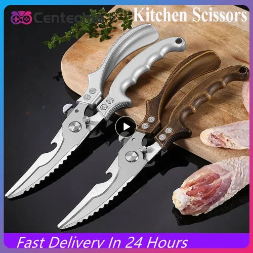 Kitchen Scissors Multifunctional Stainless Steel Food Scissors