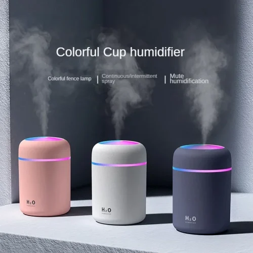 Mini Portable Air Humidifier Colorful Desktop Home Car Humidifier