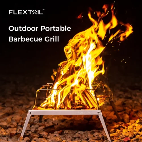 Flextailgear Outdoor Camping Barbecue Portable Folding BBQ