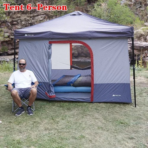 2024 New Ozark Trail ConnecTent 6 Person Canopy Tent