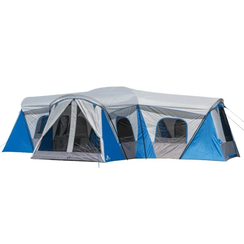 16 Person 3 Room Family Cabin Tent with 3 Entrances