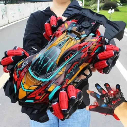 Drift RC Car With Led Lights Music Glove Gesture Radio Remote