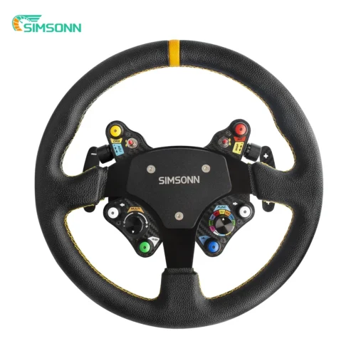 Simracing steering wheel control PC racing wheel led button