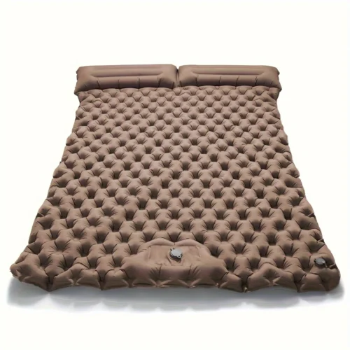 Double Inflatable Mattress Pillow Pump Outdoor Sleeping Pad