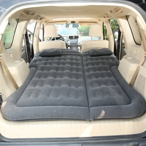 Inflatable Mattress For The Car In Comfort Trunk Clamshell